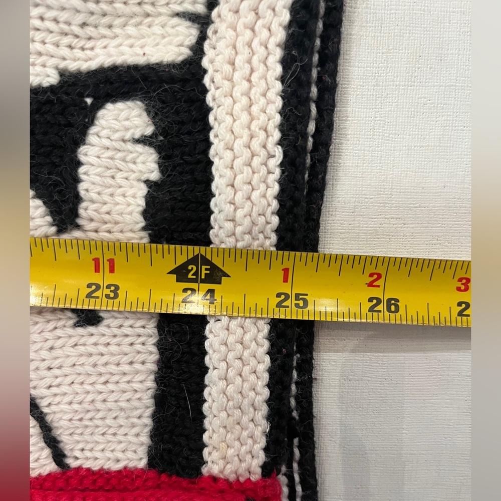 Vintage Red and Black Dalmatian Women's cardigan Sweater. Absolutely adorable! - Picture 12 of 13